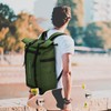 Haimont Expandable Rolltop Backpack Commuter Carry on Backpack for Women