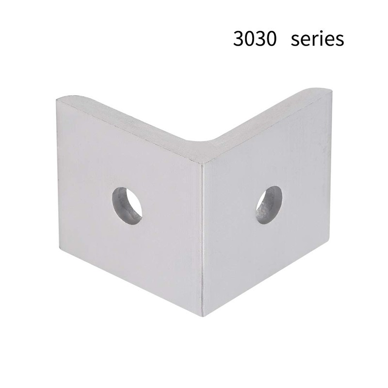 sourcing map Inside Corner Bracket for 3030 Series Aluminum Extrusion