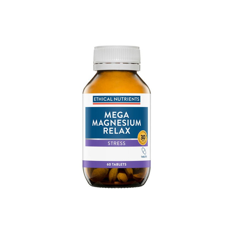 Ethical Nutrients Mega Magnesium Relax Muscle Health 60 Tablets