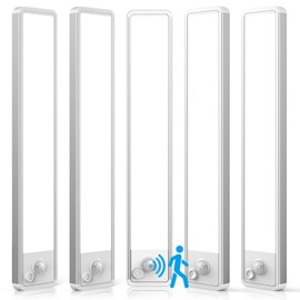 5 Packs Under Cabinet Lighting, 10inch Motion Sensor Light Indoor, 2200maAh Rechargeable Closet Lights for Kitchen, Stairs Cool White