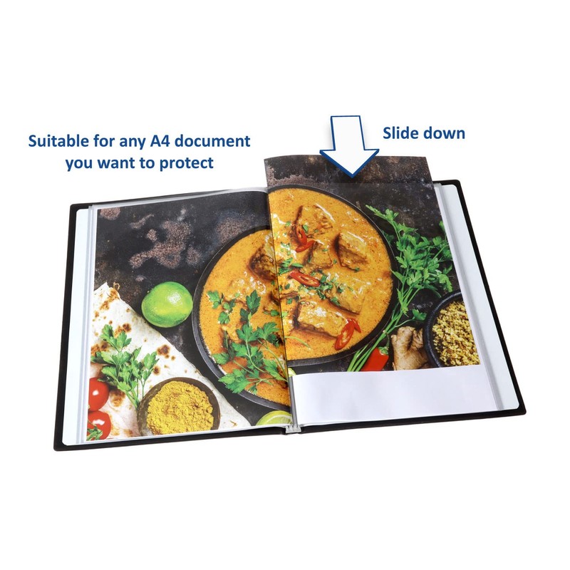 Rillstab Original Display Book (10 Transparent/Clear Pockets) | A4 Front