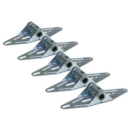 The ROP Shop | (Pack of 5) Overhead Garage Door #1 Hinges, Narrow Body for Center & Edge Mount