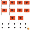 AZ FLAG - 10 Albania Table Flags 21 x 14
