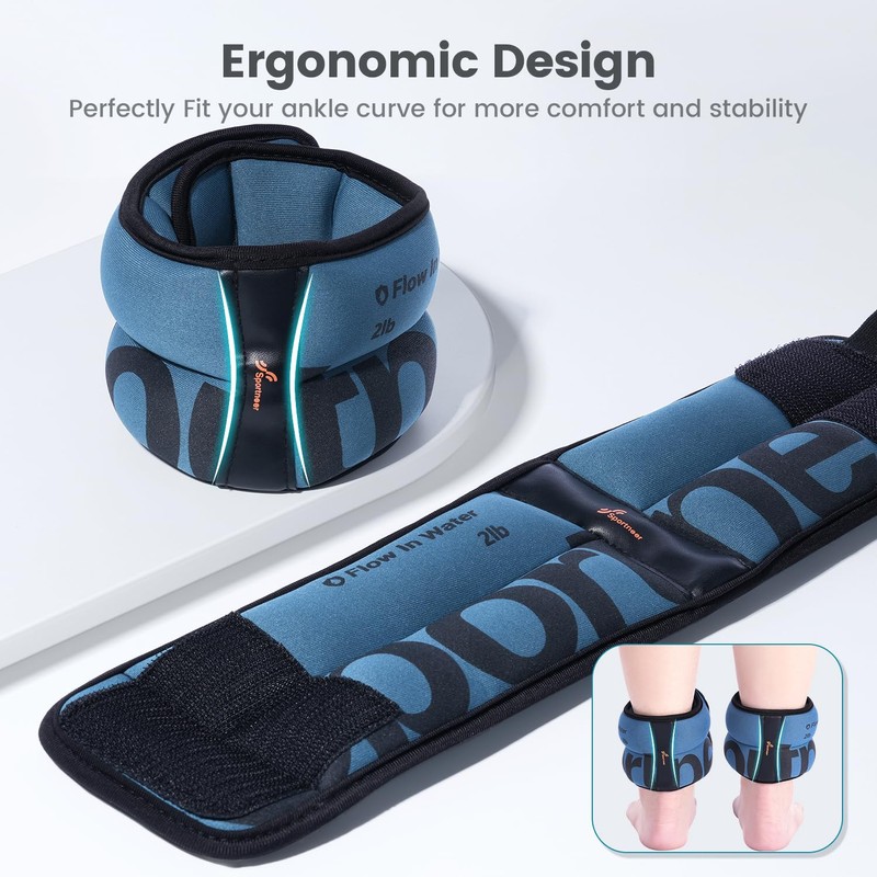 Sportneer Ankle Weights for Men and Women, Strength Training Weight