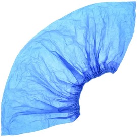 GOOD STUFF Disposable Polyethylene Shoe Covers 10 Pack (5 Pairs) One Size Fits Most Effective Protection for Shoes and Surfaces, blue