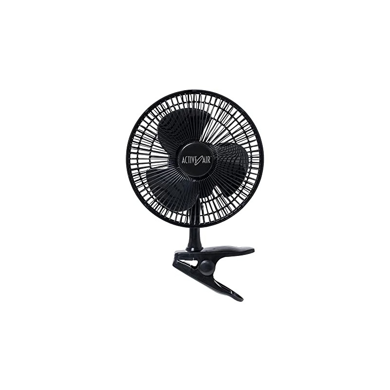 Active Air 7.5W Ultra Quiet Brushless Clip Fan, 8"