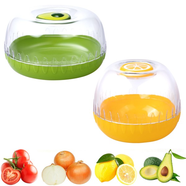LINXIU Reusable Fruit and Vegetable Storage Containers Refrigerator Box Storage