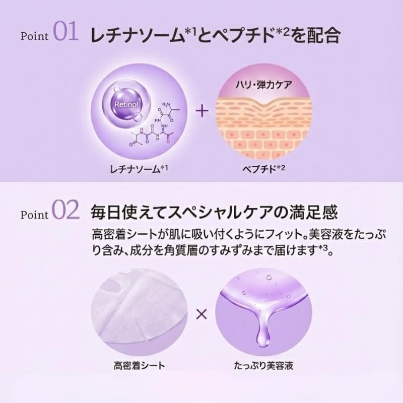 【&meu】30-Piece Set Pre-Aging Care Dedicated Peeling Formula Retinol/Retinosome/Niacinamide Blended Face