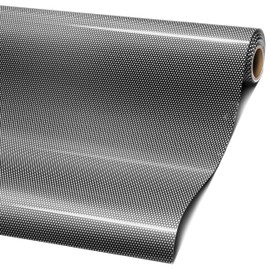 VViViD One-Way Perforated Black Vinyl Privacy Window Film Adhesive Glass Wrap Roll (10ft x 54 inches)