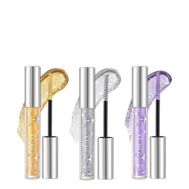 3pcs glitter mascara, purple, white, gold mascara waterproof