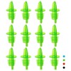 Plastic Liquor Bottle Pourers green- 12 Pack Classic Bottle Pourers