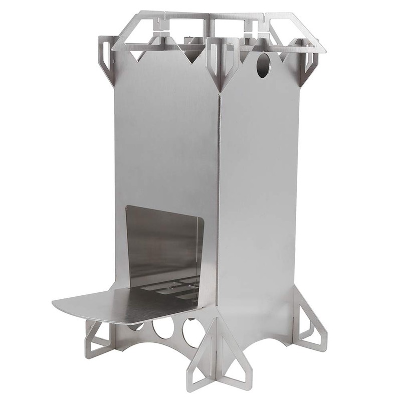 Wood Burning Stove, Stove Camping Stove Stainless Steel with Lightweight
