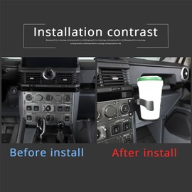 DIYUCAR Car Drink Holder Compatible with Ineos Grenadier 2020-2024 Car Drink Holder Adjustable Car Centre Console Drink Holder Water Bottle Holder Drink Stand