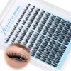 JIMIRE Wispy Lash Clusters Natural Eyelash Clusters Manga Cluster Eyelash