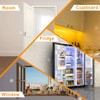Door Stopper Wall Protector (6pack) - Adhesive Reusable Bumper Protector