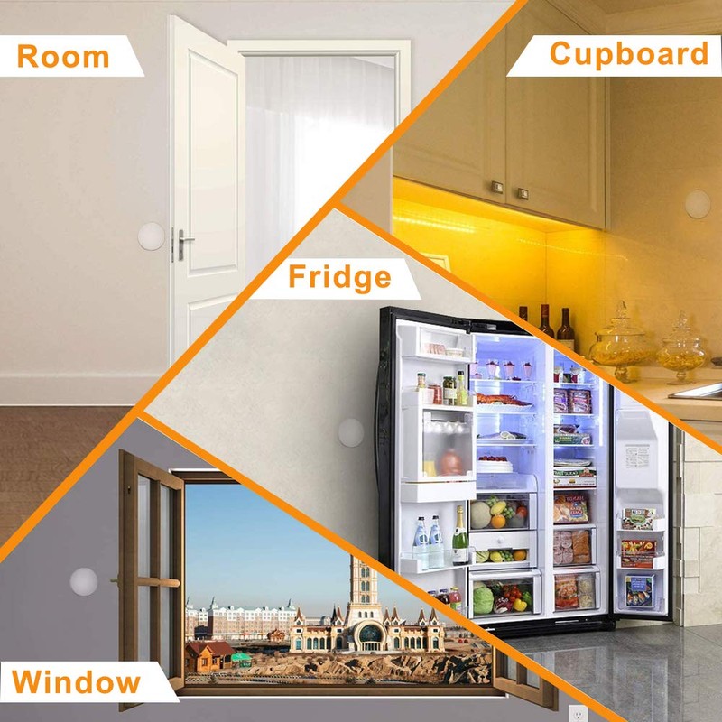 Door Stopper Wall Protector (6pack) - Adhesive Reusable Bumper Protector