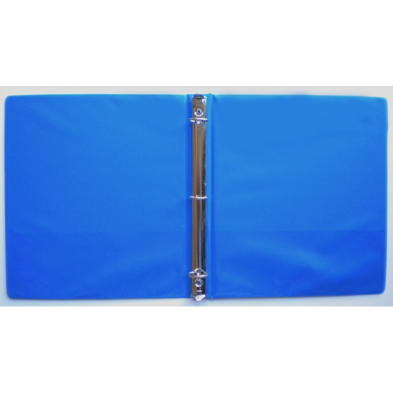 Royal Blue 3 Ring 1" View Binder 8.5 X 11