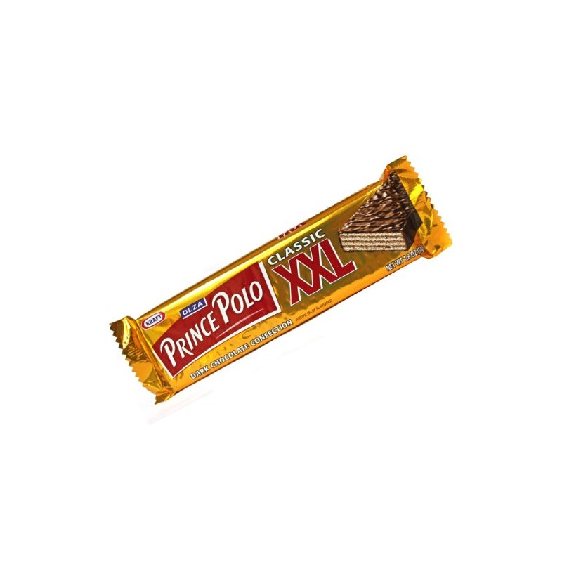 Wafer Bar Dark Chocolate Prince Polo XXL 52g/1.8oz(Pack of 28)