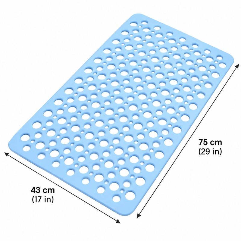 Non-Slip Shower Mat for Bathtubs and Bathrooms – 43 x