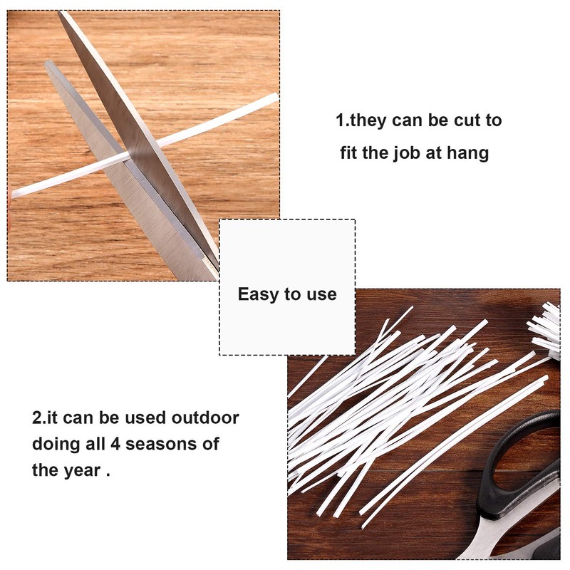 200 Pieces 12 cm Wire Twist Flexible Garden Plant Ties,