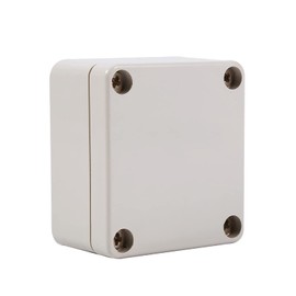 Junction Box, 12 Sizes Selection Box Waterproof IP65 Junction Box ABS Electrical Connection Boxes DIY Plastic Case Wiring Distribution Box Surface-Mounted (6.3 x 5.7 x 3.5 cm)
