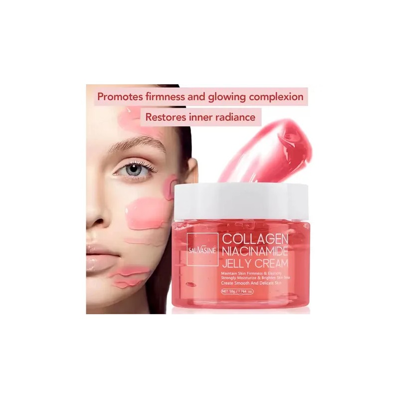 Crema Facial De Gelatina De Colágeno Hidrolizado Niacinamida