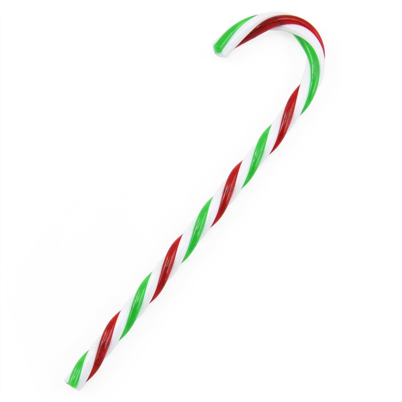 Red, Green and White Candy Cane Ornaments – 6 PCS