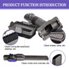 Vacuum Crevice Tool Brush Replacement Parts Compatible with Shark Pet