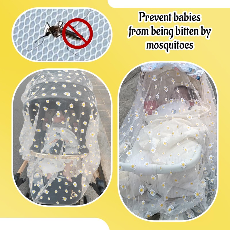 1 Piece Stroller Mosquito Net And 1 Hanging Bag, Portable