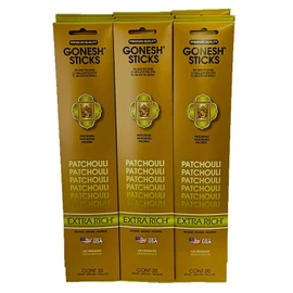 GONESH Incense Sticks Patchouli Lot of 12