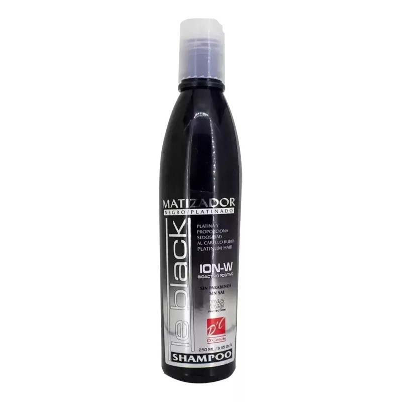 D'Conde Shampoo Matizador Negro D Conde Platinados Canas 250ml