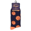 Men's Basketball Woven Crew Novelty Socks