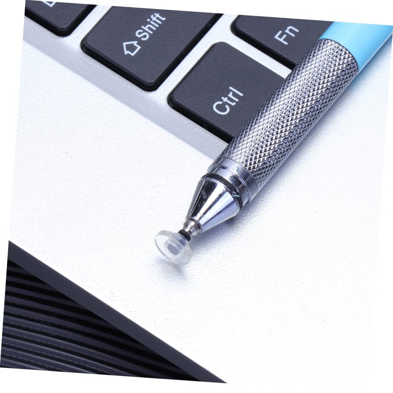 TEHAUX Double End Capacitive Disc Stylus for Touchscreens Metal Touch
