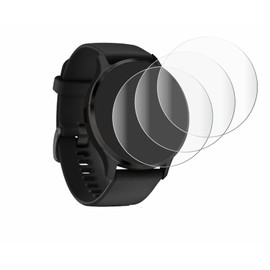 Savvies 4x Full Screen Protector Compatible with Garmin Venu 3 Full Cover Screen Protector Film [3D Curved, Transparent, Anti-Fingerprint]
