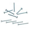60Pcs Silver M4 x 45mm Truss Head Break Away Screws,