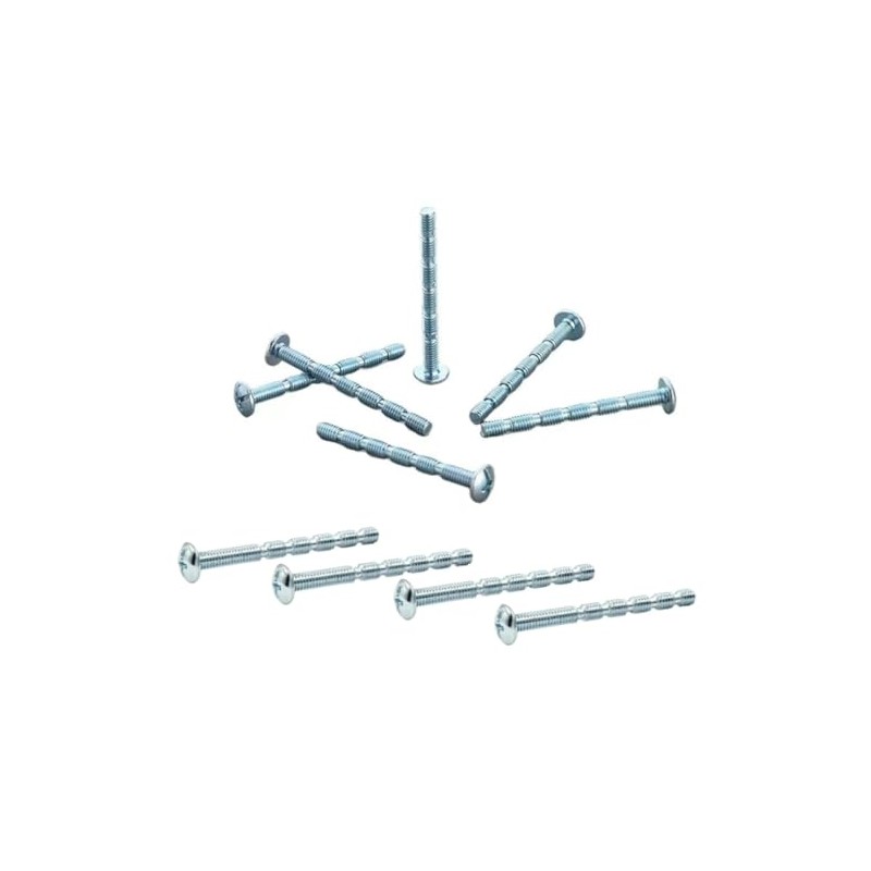 60Pcs Silver M4 x 45mm Truss Head Break Away Screws,