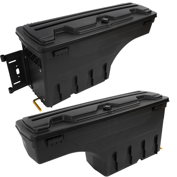 cciyu 2Pcs Lockable Truck Bed Storage Tool Boxes Compatible for