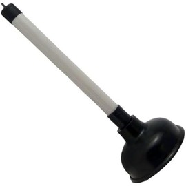 Merriway BH03115 Sink Plunger 125mm (5 inch) Dia. with 225mm (9 inch) Plastic Handle