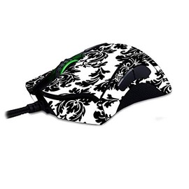 MightySkins Skin Compatible with Razer Deathadder Elite - Vintage Damask | Protective, Durable, and Unique Vinyl Decal wrap Cover | Easy to Apply, Remove, and Change Styles | Made in The USA
