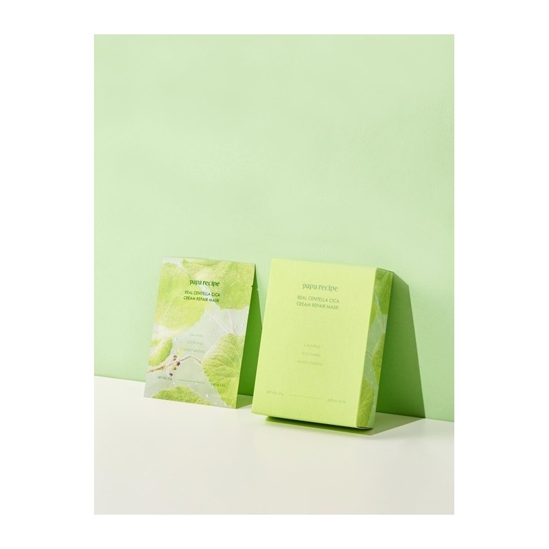Real Centella Cica Cream Repair Mask (10 sheets) / 리얼