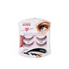 KISS Ever EZ Lashes Double Pack No. 03, Reusable Natural