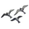 Metal Wall Art - Set Of 3 Flying Seagull Birds