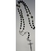 Saint Benedict Hematite Beads Rosary