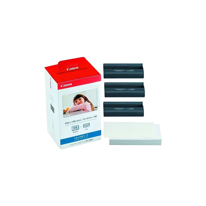 Kit De Tinta Papel Kp-108in