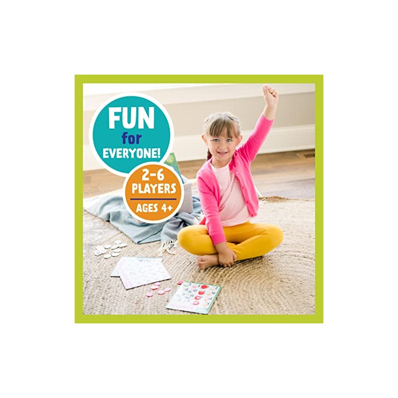Peaceable Kingdom Alphabet Bingo! Letter Learning Game for Kids
