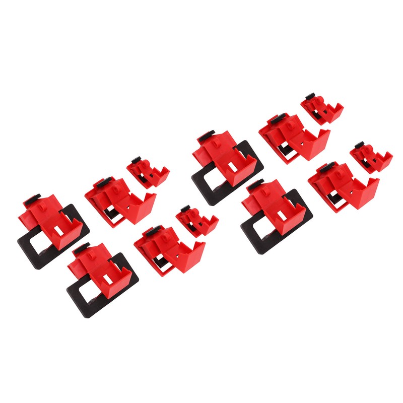 12 Pcs Single Pole Breaker Lock Out Device Nylon Breaker