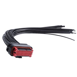 KEFIDEK ECU Connector Pins, Car Waterproof AMP Automotive ECU Connector, Auto Plug Socket Universal Housing, 30CM (35 pin)