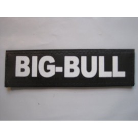 BIG-BULL (Small) julius-k9 Pkg of 2 Reflective Labels for Harness