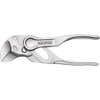 KNIPEX Pliers Wrench XS, Chrome-Plated, 100 mm, Grips Continuously Up