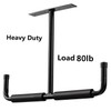 Overhead Garage Storage Hooks Rack Ceiling Mounted, Heavy Duty Utility